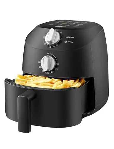 COMFEE' compact 2.1-quart air fryer in black