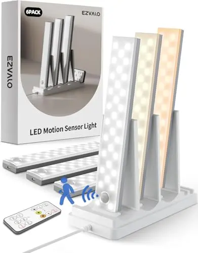 EZVALO under cabinet lights with charging station and remote control