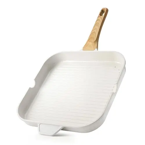 SENSARTE ceramic nonstick grill pan with square cooking surface