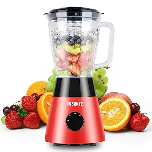JUSANTE red blender with large jar