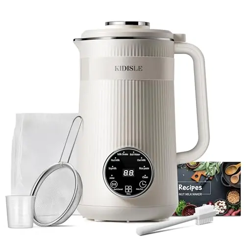 KIDISLE 8-in-1 nut milk maker in cream color