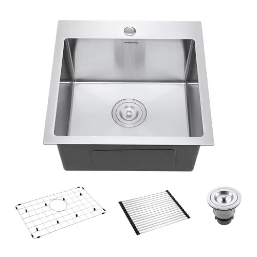 SINKVINE drop-in outdoor bar sink with accessories