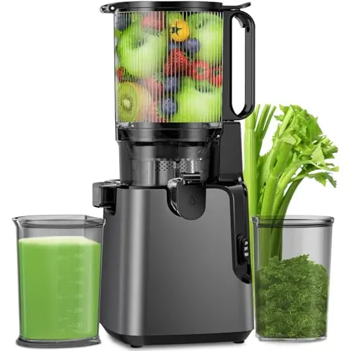 YPONE cold press juicer with 5.4-inch feed chute
