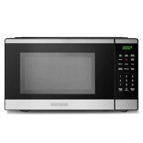 BLACK+DECKER stainless steel digital microwave