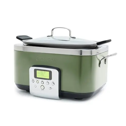GreenPan Elite programmable slow cooker with ceramic nonstick and multiple functions