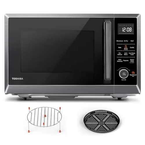 TOSHIBA ML2-EC10SA(BS) combo microwave oven with air fry and convection functions