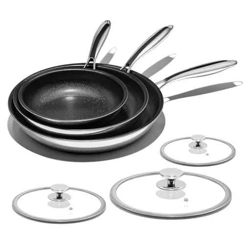 ThierryVuiton 3-piece non-stick frying pan set