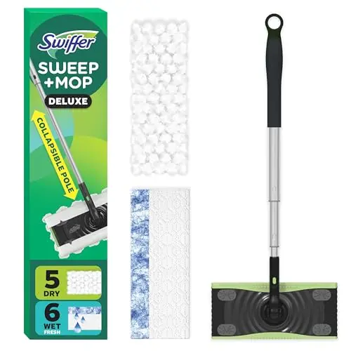 Swiffer Sweep and Mop Deluxe collapsible floor cleaner