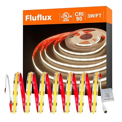 FluFlux COB LED strip light with uniform illumination