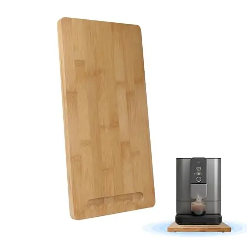 WANYISHUN bamboo sliding tray for coffee machines and small appliances