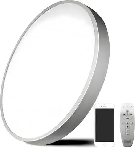 TangdaoBayPark large white round LED ceiling light with app and remote control