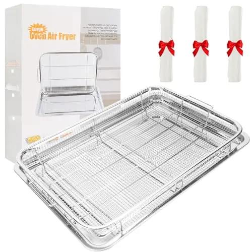 Foedo extra large air fryer basket with 100 parchment papers