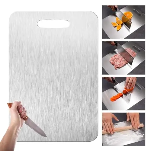 Ythoi titanium cutting board with hanging hole