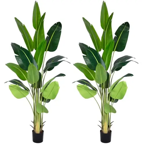 CETRD artificial bird of paradise tree in pot