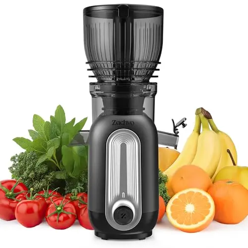 Zachvo cold press juicer with 5.8-inch large feed chute