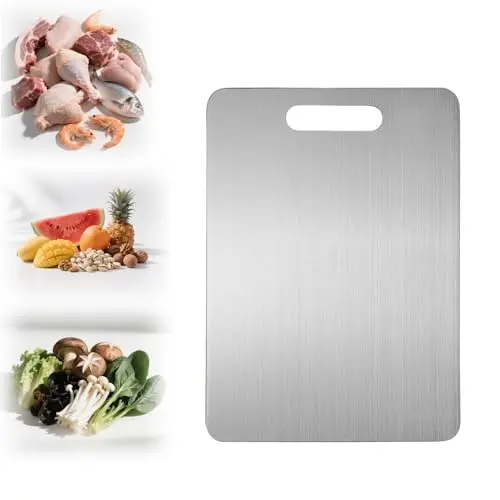 Katuchef titanium cutting board with thin profile