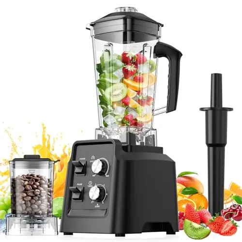 PSIIDAN Blender in black with pitcher and grinder cup