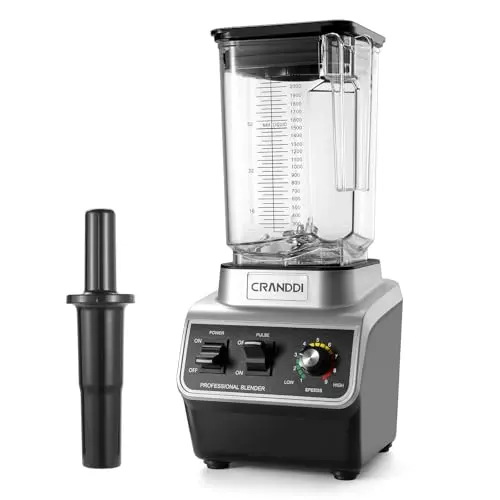 CRANDDI professional blender in black with commercial design