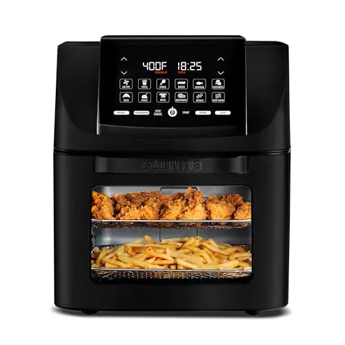Gourmia 14-quart air fryer toaster oven combo with digital display