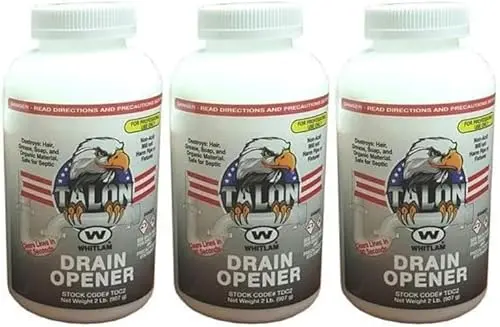 Whitlam Talon drain opener powder container